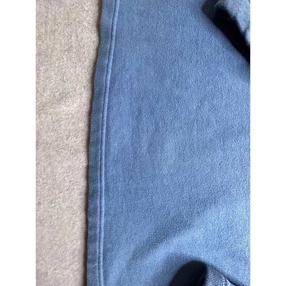 IZOD Saltwater Mens XL Blue Quarter Zip Fleece Pullover Sweatshirt